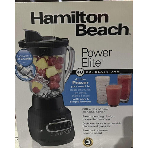 Wholesale-Hamilton Beach 58175 Glass Jar Blender-Electro Vision Inc