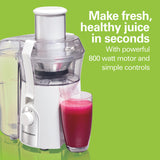 Wholesale-Hamilton Beach 67702 Juice Extractor 800 Watt-Juicer-Electro Vision Inc