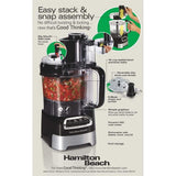 Wholesale-Hamilton Beach 70723 Food Processor 10 Cup-Food Processor-Electro Vision Inc