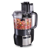 Wholesale-Hamilton Beach 70724 Stack & Snap Food Processor 12 Cup-Food Chopper & Processor-Electro Vision Inc