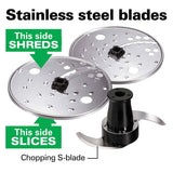 Wholesale-Hamilton Beach 70724 Stack & Snap Food Processor 12 Cup-Food Chopper & Processor-Electro Vision Inc