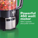 Wholesale-Hamilton Beach 70724 Stack & Snap Food Processor 12 Cup-Food Chopper & Processor-Electro Vision Inc
