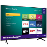 Wholesale-Hisense 58R6E3 58" Class 4K UHD LED Roku Smart TV HDR-TV-Electro Vision Inc