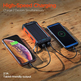 Wholesale-HyperGear 13681 10000mAh Solar Power Bank-Power Bank-Electro Vision Inc