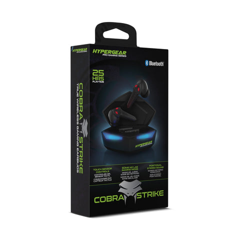 Wholesale-HyperGear 15524 CobraStrike True Wireless Gaming Earbuds-Headphone-Electro Vision Inc