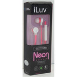 Wholesale-ILUV IEP336 Neon Sound Earbuds w/ Mic-Earbuds | Headphone-Electro Vision Inc