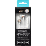 Wholesale-ILUV METALFSGD Premium Ultra Lightweight Aluminum In-Ear earbuds w/ Mic - Gold-Earbuds | Headphone-Electro Vision Inc
