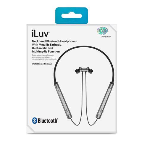 Wholesale-iLuv Neckband BT Wireless Earphone Black-Headphones & Headsets-Electro Vision Inc