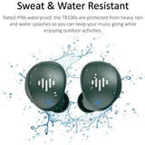 Wholesale-ILUV TB100MG Wireless Earbuds, Bluetooth - Microphone IPX6 Waterproof -Midnight Green-Earbuds | Headphone-Electro Vision Inc