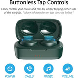 Wholesale-ILUV TB100MG Wireless Earbuds, Bluetooth - Microphone IPX6 Waterproof -Midnight Green-Earbuds | Headphone-Electro Vision Inc