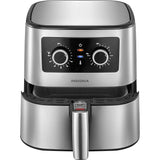 Wholesale-Insignia NSAF5MSS2 - 5 Qt. Analog Air Fryer - Stainless Steel-Air Fryer-Electro Vision Inc
