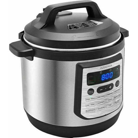 Wholesale-Insignia NSMC80SS9 - Digital Multi Cooker - Stainless Steel - 8 Qt-Pressure Cooker-Electro Vision Inc
