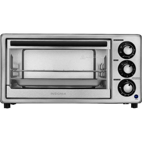 Wholesale-Insignia NSTO15SS0 - 4-Slice Toaster Oven - Stainless Steel-Electro Vision Inc