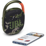 Wholesale-JBL Clip 4 - Portable Mini Bluetooth Speaker - IP67 Waterproof and dustproof, 10 Hours of Playtime - Camo-Speakers-Electro Vision Inc