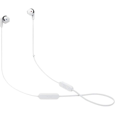 Wholesale-JBL Tune 215 - Bluetooth Wireless in-Ear Headphones with 3-Button Mic/Remote and Flat Cable - White-earphones-Electro Vision Inc