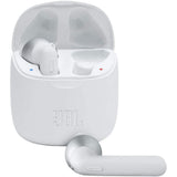 Wholesale-JBL Tune 225TWS True Wireless Earbud Headphones - JBL Pure Bass Sound, Bluetooth, 25H Battery (White)-Earbuds | Headphone-Electro Vision Inc