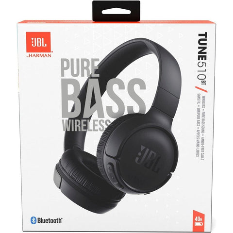 Wholesale-JBL Tune 510BT Wireless On-Ear Headphones Black-Headphone-Electro Vision Inc