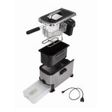 Wholesale-KALORIK FT43721BK 3QT FILTRATION DEEP FRYER-Deep Fryers-Electro Vision Inc