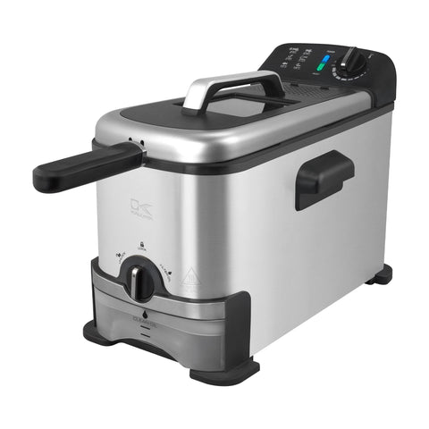 Wholesale-KALORIK FT43721BK 3QT FILTRATION DEEP FRYER-Deep Fryers-Electro Vision Inc