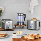 Wholesale-Kalorik JK45907 Digital Rapid Glass Kettle 1.7L-Electric Kettles-Electro Vision Inc