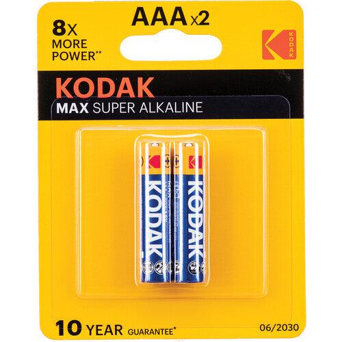 Wholesale-Kodak 30070387 Max Alkaline AAA 2-Pack Blister-battery-Electro Vision Inc