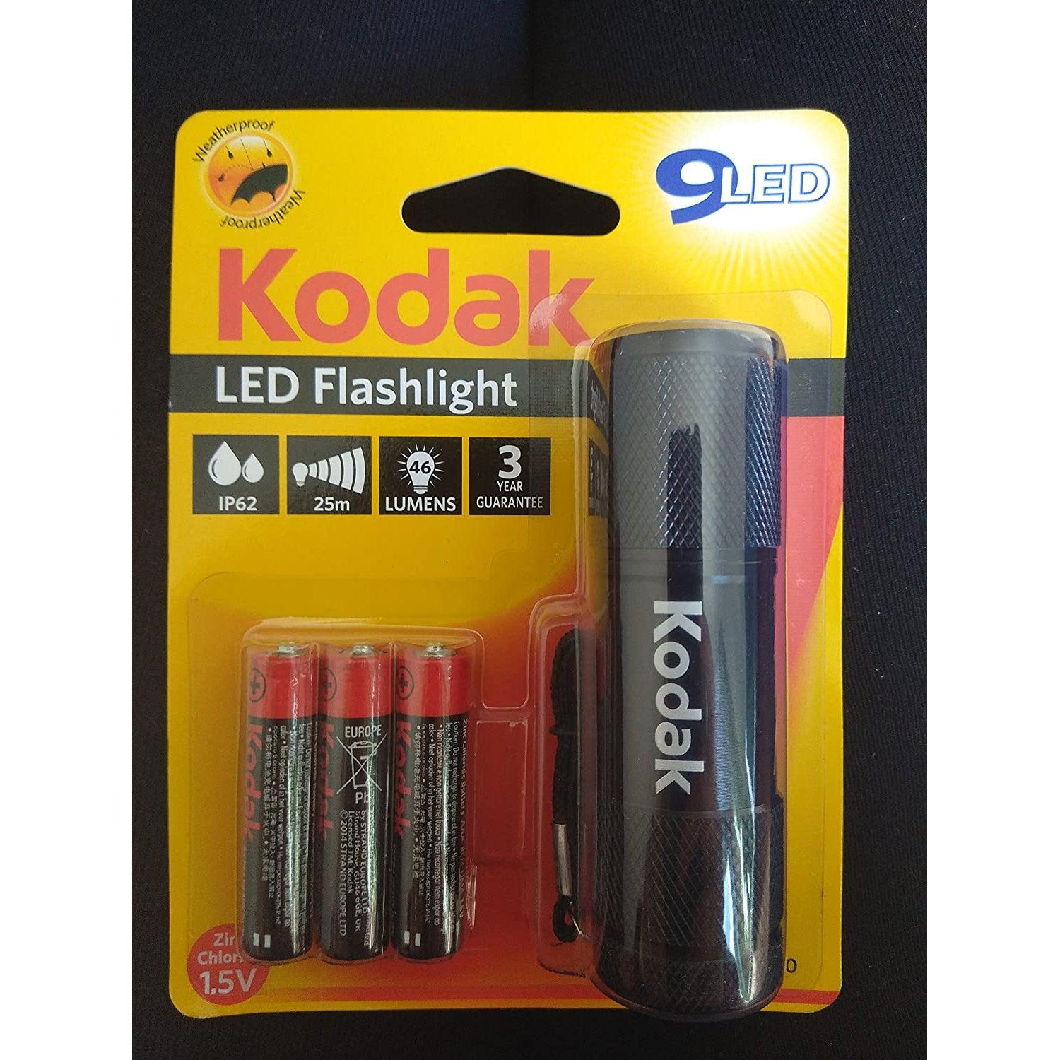 Wholesale-KODAK 30412453 9 LED FLASHLIGHT BLUE-Flashlight-Electro Vision Inc
