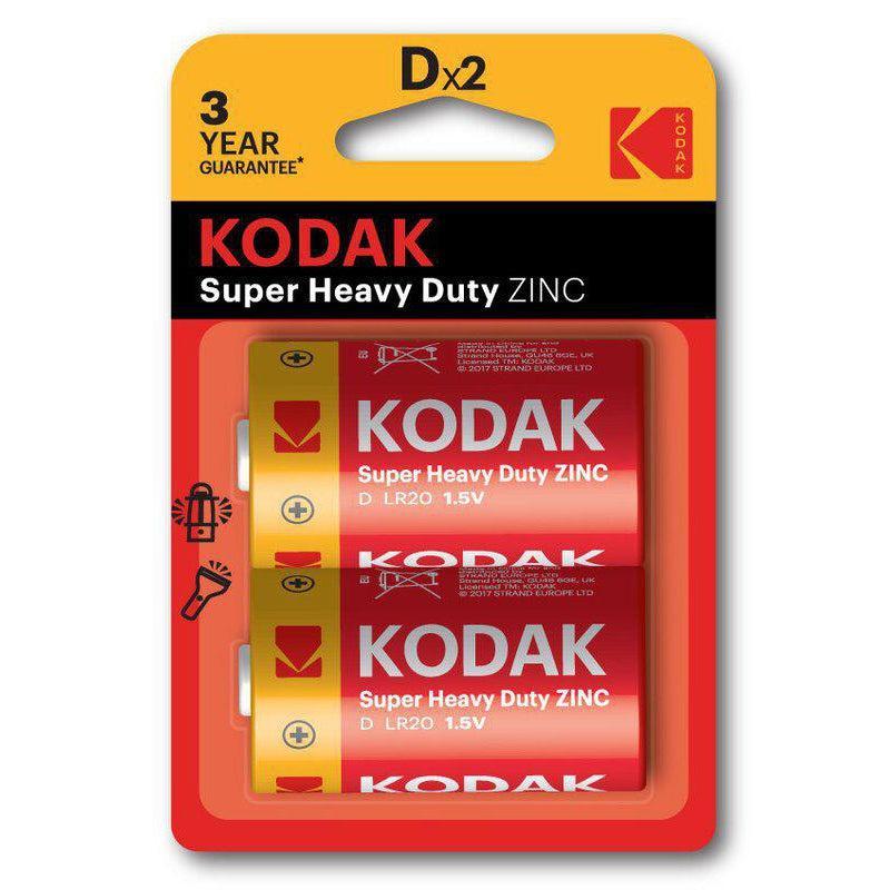 Wholesale-KODAK HEAVY-DUTY D 2-PACK BLISTER-battery-Electro Vision Inc