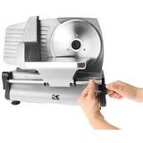 Wholesale-Kalorik AS40763S Silver Professional Style Food Slicer-Kitchen Slicers-Electro Vision Inc