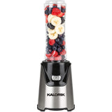 Wholesale-Kalorik BL46505ss 550W Personal Blender w/ 2 Bottles-Food Mixers & Blenders-Electro Vision Inc