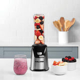 Wholesale-Kalorik BL46505ss 550W Personal Blender w/ 2 Bottles-Food Mixers & Blenders-Electro Vision Inc