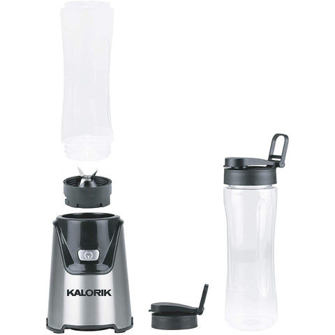 Wholesale-Kalorik BL46505ss 550W Personal Blender w/ 2 Bottles-Food Mixers & Blenders-Electro Vision Inc