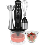 Wholesale-Kalorik CMM39732BK 3-in-1 Immersion Blender, Chopper, and Mixer, Black-Food Chopper & Processor-Electro Vision Inc