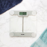 Wholesale-Kalorik EBS39693 Precision Digital Glass Bathroom Scale-Body Weight Scales-Electro Vision Inc