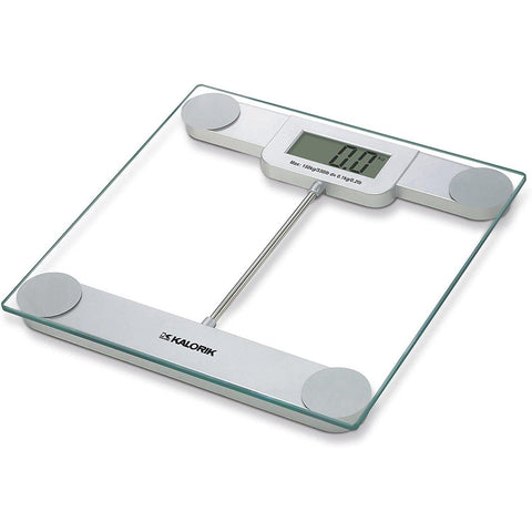 Wholesale-Kalorik EBS39693 Precision Digital Glass Bathroom Scale-Body Weight Scales-Electro Vision Inc