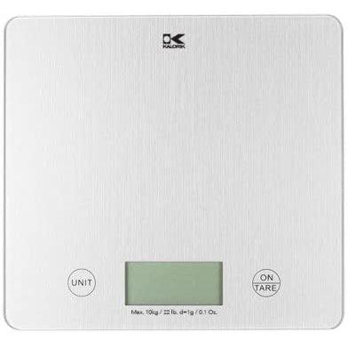 Wholesale-Kalorik EKS42428s Digital Kitchen Scale XL, Silver-Weight Scale-Electro Vision Inc