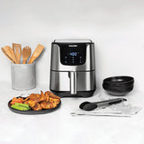 Wholesale-Kalorik FT44844ss Pro 3.5 Qt. Stainless Steel Air Fryer-Air Fryer-Electro Vision Inc