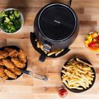Wholesale-Kalorik FT46688BK Mechanical Air Fryer, Matte Black - 3.2 Qt-Air Fryer-Electro Vision Inc