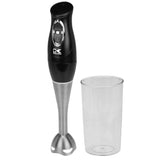 Wholesale-Kalorik MS39731 200 Watts Hand Blender with Mixing Cup, Black-Hand Mixer-Electro Vision Inc