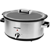 Wholesale-Kalorik SC47493SS 6.5 qt Slow Cooker, Stainless-Slow Cookers-Electro Vision Inc