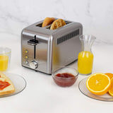 Wholesale-Kalorik TO45356SS Stainless Steel Rapid 2 Slice-Toasters-Electro Vision Inc
