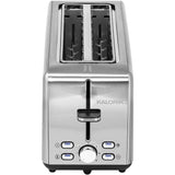 Wholesale-Kalorik TO47404 4-Slice Long Slot Toaster, Stainless Steel-Toaster-Electro Vision Inc