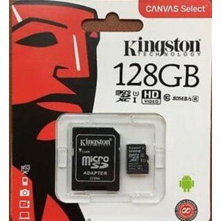 Wholesale-Kingston 128gb Micro SD Card w Adapter-Memory-Electro Vision Inc