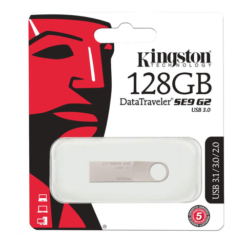 Wholesale-Kingston DTKN Data Traveler Kyson USB Flash Drive 128GB-USB Flash Drive-Electro Vision Inc