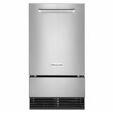 Wholesale-KitchenAid® KUID308HPS 18'' Automatic Ice Maker - Stainless Steel-Ice Maker-Electro Vision Inc