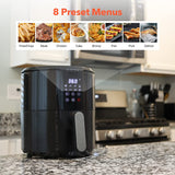 Wholesale-Kitcher KAF3001B Air Fryer 3. Qt-Air Fryer-Electro Vision Inc