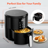 Wholesale-Kitcher KAF3001B Air Fryer 3. Qt-Air Fryer-Electro Vision Inc
