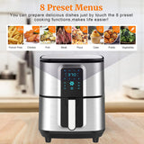Wholesale-Kitcher KAF6501 Air Fryer 6.5 Qt-Air Fryer-Electro Vision Inc