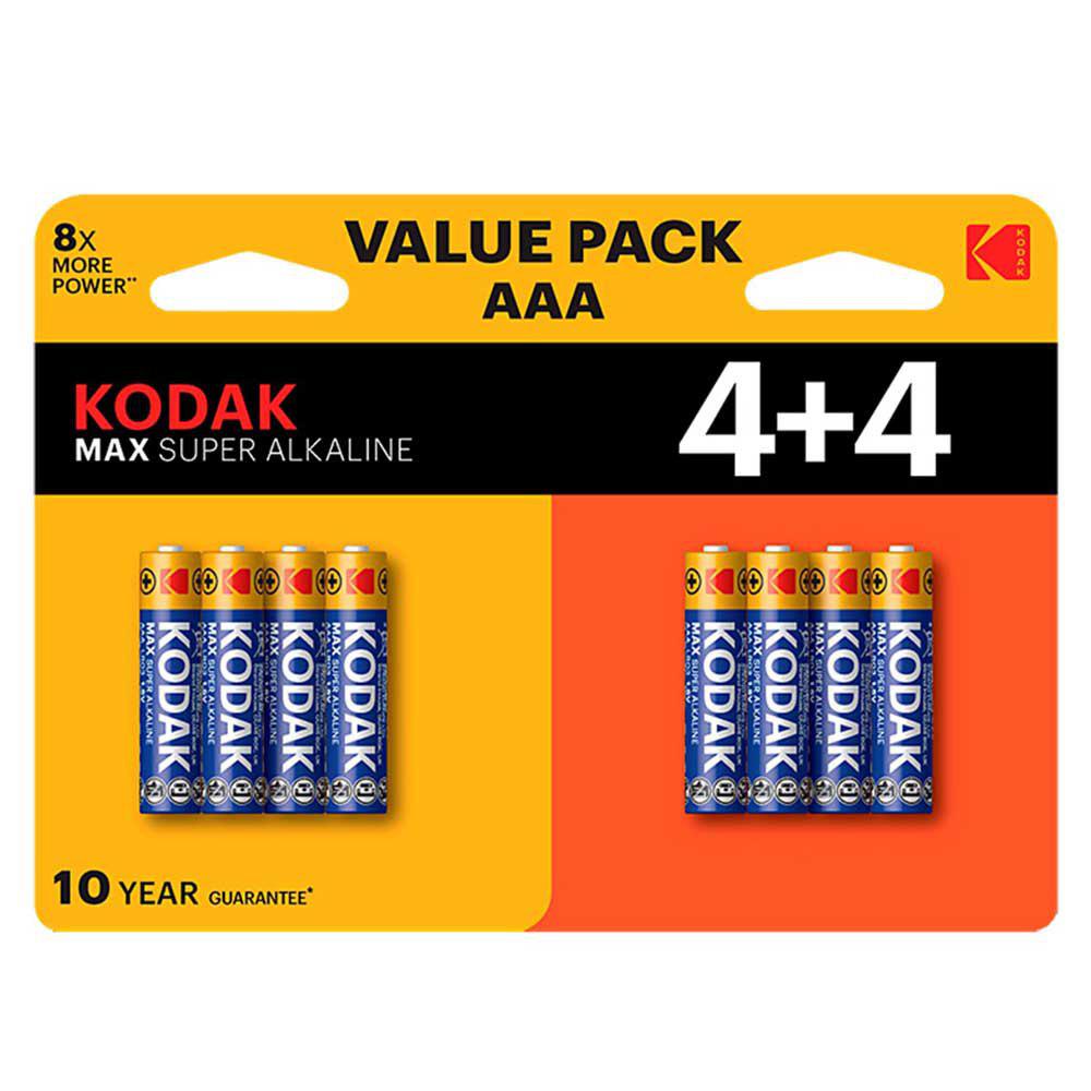 Wholesale-Kodak 30422780 MAX ALK BATT AAA 8-PACK BLISTER-battery-Electro Vision Inc