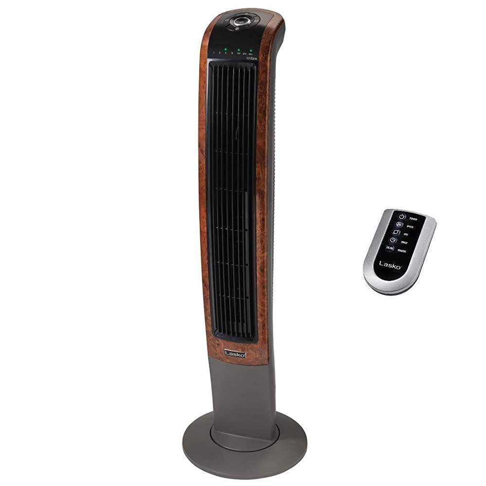 Wholesale-LASKO 2654 42" TOWER FAN /REMOTE-Fans-Electro Vision Inc