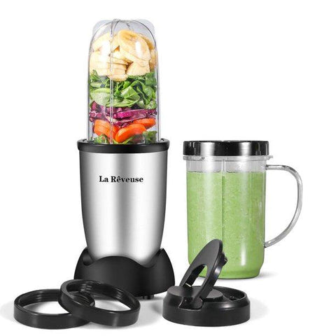 Wholesale-La Reveuse 2119 8 Piece Bullet Blender 250W Silver-Food Mixers & Blenders-Electro Vision Inc